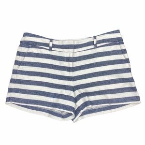 Ann Taylor Signature Shorts Size 4P Blue & White